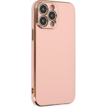 Ny Joy iPhone 14 Pro Kılıf Volet Silikon - Pembe