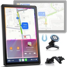 Volam 7 Inç Carplay & Android Araç Ekranı, Manyetik Tutucu, Ses Kontrolü, 2025