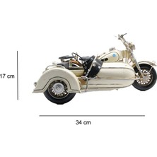 Kaufhier Dekoratif Metal Sepetli Motor