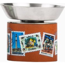AYA THE ART OF LİVİNG Small Vintage Post Stamps Mabkhara Dubai, Modern Tütsü Tutucu