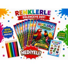 Yurt Kitap Yayın Renklerle Dans Boyama Kitabı 16 Sayfa 10 Kitap