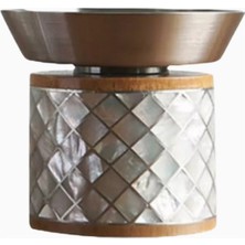 AYA THE ART OF LİVİNG Small Full Mother Of Pearl Mabkhara, Modern ve Şık Tütsü Tutucu