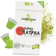 Matcha Magic Organik Matcha Çay Kapsülü 2X10 Adet Japon Kagoshima Menşeli Makine Uyumlu