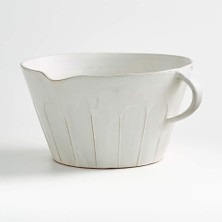 Crate & Barrel Pour Me Ekstra Büyük Karıştırma Kasesi, 7 Litre, Portekiz Üretimi