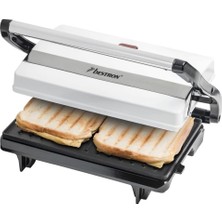 Bestron Elektrikli Panini ve Sandviç Makinesi,yapışmaz Izgara, Cool Touch Sap, Damlama Tepsili