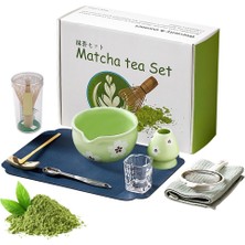 Warranty & Contact 10 Parça Japon Matcha Seremoni Seti Bambu Çırpıcı, Seramik Kase ve Ölçü Kabı ile Hediye Kit
