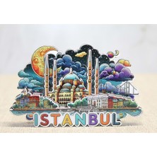 Kaufhier Ahşap Istanbul Temalı Magnet