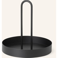 Ferm Living Lıvıng Grıb Metal Tepsi, Mat Yüzeyli, Kulplu, 28 cm Çapında
