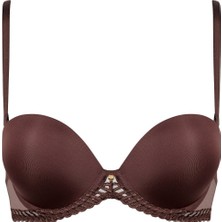 Aubade Sheer Emotion Bandeau Sütyen, Balenli, Çıkarılabilir Askılı ve Grafik Işlemeli Model