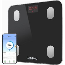 Renpho Vücut Yağı Terazisi, Bluetooth, 13 Vücut Ölçümü, Akıllı Dijital Baskül