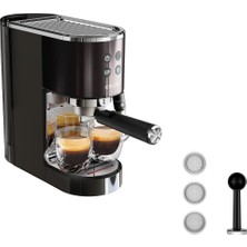 Krups XP444G Virtuoso+ Espresso Makinesi, 15 Bar Basınç, Paslanmaz Çelik Buhar Nozulu
