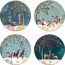Portmeirion Woodland Tales Pasta Tabakları, 4'lü Set