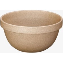 Hasami Porcelain Japon Tasarımı Doğal Orta Derin Yuvarlak Kase 14.3 cm Çaplı