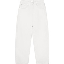 Frame Retro Tarzı Yüksek Bel Jean Pantolon