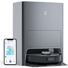 Ecovacs X1 Omnı Robot Süpürge, 5000PA Emiş Gücü, Otomatik Temizleme