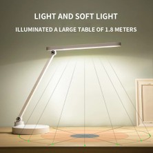 Kaufhier 40 LED Çalışma Okuma Işığı Kademeli Masa Lambası Ayarlanabilir Renk Tonu ve Parlaklık