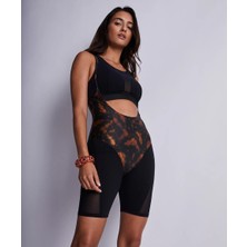 Aubade Hot Motion Body, Flashdance Ilhamlı 80'ler Athleisure Body, Vücut Şekillendirici, File Detaylı