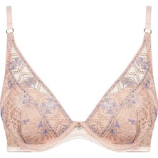 Aubade Sound Of Heart Push-Up Sütyen, Lurex Işlemeli ve Altın Detaylı Tasarım