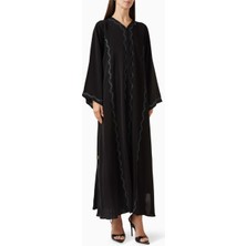 Rauaa Official Işlemeli Abaya Zarif Modest Giyimde Estetik Detaylar ile Şıklığı Yakalayın