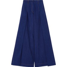 Palmer Harding Yırtmaçlı Geniş Paça Kot Pantolon