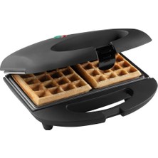 Bestron Waffle Makinesi,xl Teppanyaki Tasarım, Yapışmaz Kaplama, Isı Yalıtımlı Bambu Sap