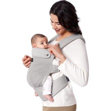 Momcozy Ergonomik Mesh Bebek Taşıyıcı, Hafif ve Konforlu, 3-20 Kg, Geliştirilmiş Bel Desteği, Air Mesh Grey