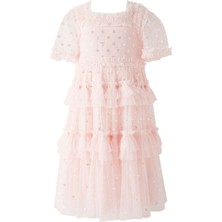 Needle & Thread Puanlı Smocked Kız Elbisesi