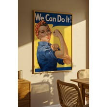 Lia Gallery We Can Do It ! Çerçeveli Poster
