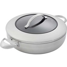 Scanpan Ctx Kapaklı Şef Tavası, Optimum Isı Dağılımı, Patentli Yapışmaz Yüzey 28 cm