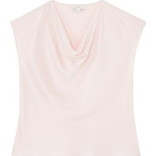 Vince Ipek Cowl Yaka Bluz - Açık Pembe