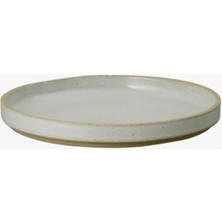 Hasami Porcelain Japon Tasarımı Parlak Gri Seramik Tabak/kapak 18.5 cm Çaplı