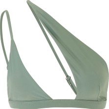 Lea The Label Tek Omuzlu Bikini Üstü - Yeşil