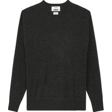 Capsule x Colorush Yumuşak Kaşmir Crewneck Kazak - Gri