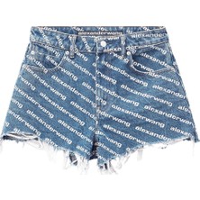 T By Alexander Wang Yazlık Denim Şort