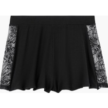 Aubade Lazy Days Shorty Modal ve Ipek Karışımı Dantelli Şort Külot