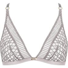 Aubade Stardust Dream Üçgen Bralette Fransız Dantel Işlemeli, Desteksiz, Dekolteli ve Şık Tasarım