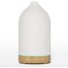 Salking 200 ml Seramik Aroma Difüzörü, Ultrasonik Koku Lambası, Uçucu Yağlar Için Difüzör