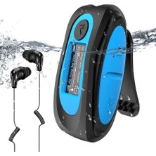 Agptek 64GB Klipsli Mp3 Çalar, Su Geçirmez, Fm Radyo Destekli, Spor ve Outdoor Kullanım