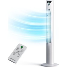 Pro Breeze Sessiz Kule Vantilatörü, 46" Uzaktan Kumandalı, 4 Mod