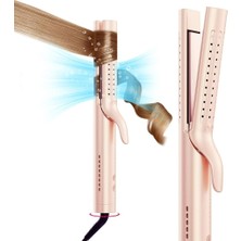 Tymo Airflow 2'si 1 Arada Düzleştirici ve Maşa, Iyon Teknolojili, 360° Soğuk Hava Üflemeli, 32 mm
