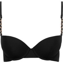 Aubade Sparkling Treasure Push-Up Bikini Üstü, Altın Zincirli, Kalıplı, Ayarlanabilir Askılı
