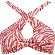 Aubade Feline Energy Bralet Bikini Üstü, Damla Dekolteli, Altın Detaylı Büstiyer