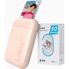 Liene Lıene Pearl K100 Mini Bluetooth Fotoğraf Yazıcısı, 300DPI, Çinko Kağıt