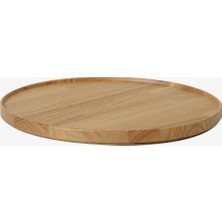 Hasami Porcelain Yuvarlak Ahşap Tepsi/kapak 300MM