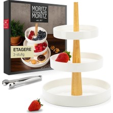 Moritz & Moritz 3 Katlı Porselen Meyve Katı