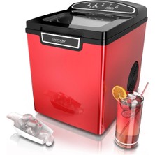 Arendo 1.8l Paslanmaz Çelik Buz Makinesi Bpa Free, Hızlı Üretim, 2 Boy Buz Seçeneği