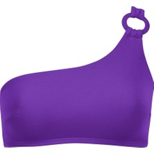 Aubade Summer Essence Asimetrik Bralet, Altın Toka Detaylı, Şık ve Geri Dönüşümlü Mayo Üstü