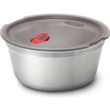 Black Blum Mikrodalga Kullanımına Uygun 650ML Çok Fonksiyonlu Yuvarlak Öğle Yemeği Kutusu
