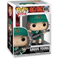 Funko Pop! Rocks: Ac/dc, Angus Young (Yeşil) Vinil Figür, Koleksiyon & Hediye Için