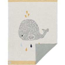 Lassig Little Water Whale Örgü Bebek Battaniyesi
